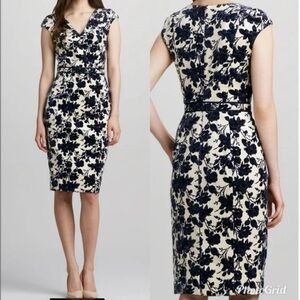 Tory Burch Dayton Floral-Jacquard Dress Size 6